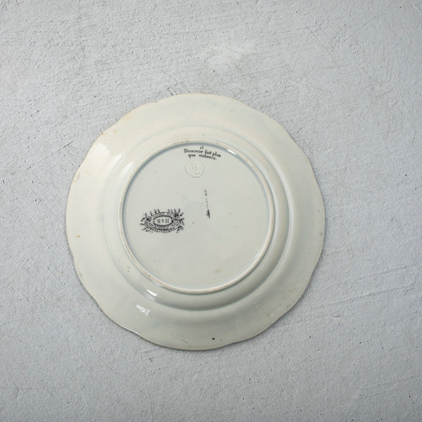 Set of Eight Rebus Plates