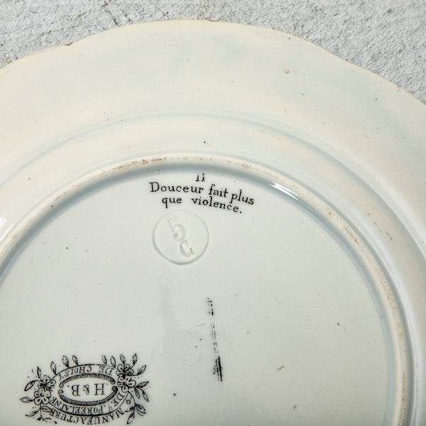 Set of Eight Rebus Plates