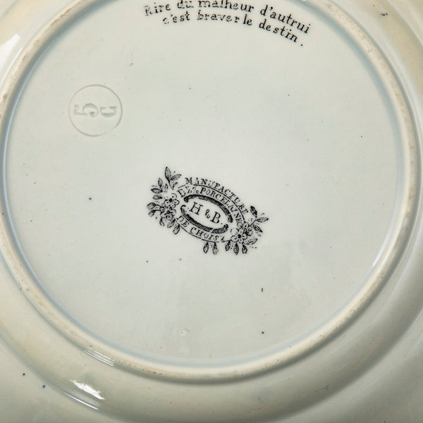 Set of Eight Rebus Plates