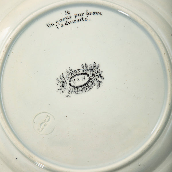 Set of Eight Rebus Plates