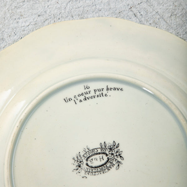 Set of Eight Rebus Plates