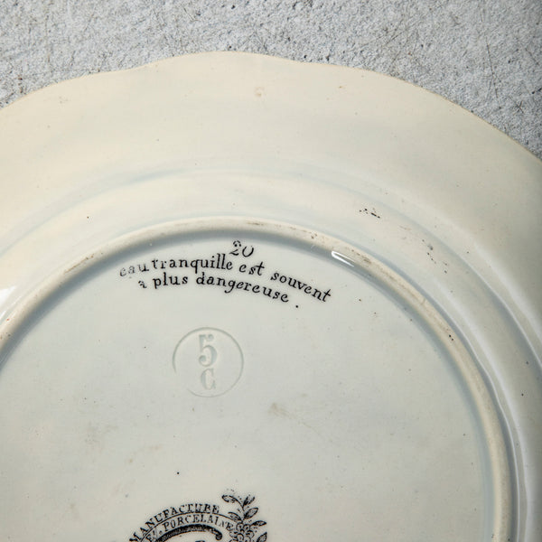 Set of Eight Rebus Plates