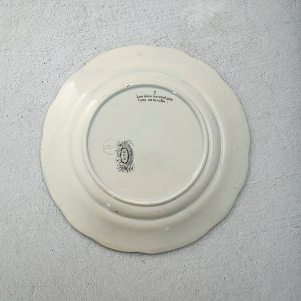 Set of Eight Rebus Plates