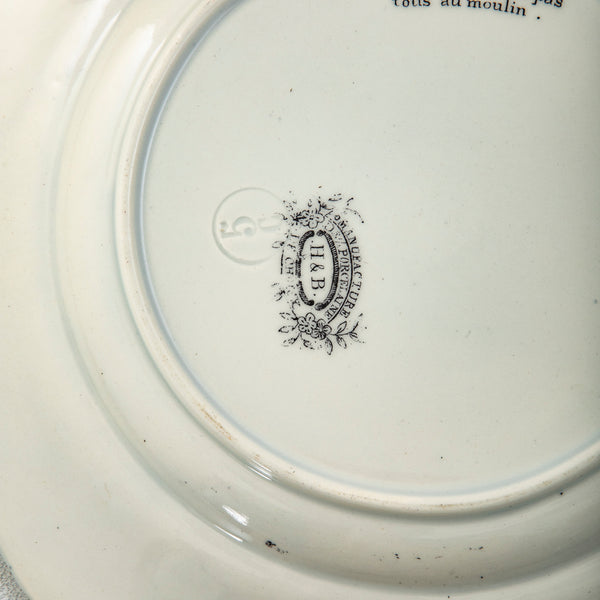 Set of Eight Rebus Plates