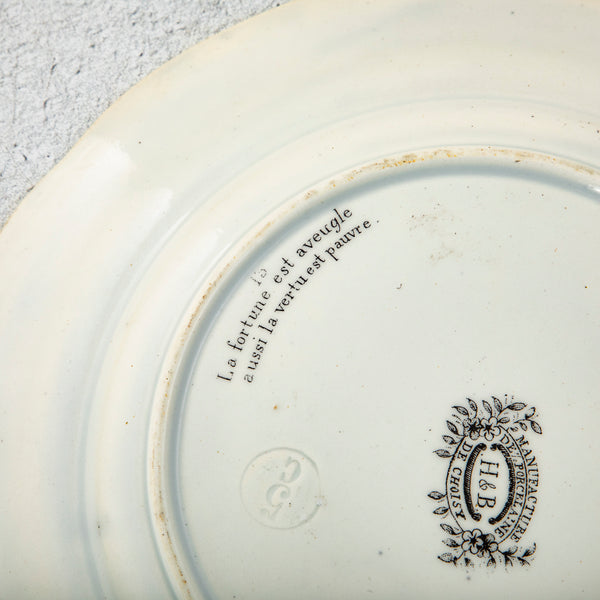 Set of Eight Rebus Plates