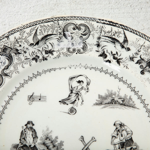 Set of Eight Rebus Plates