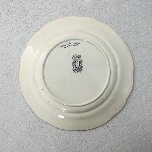 Set of Eight Rebus Plates