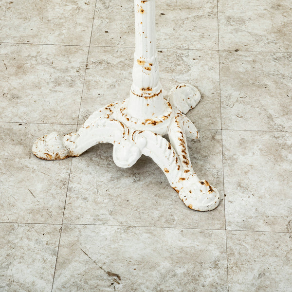 Iron and Marble Bistro Table