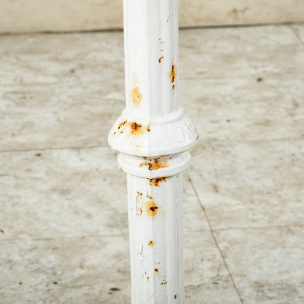 Iron and Marble Bistro Table