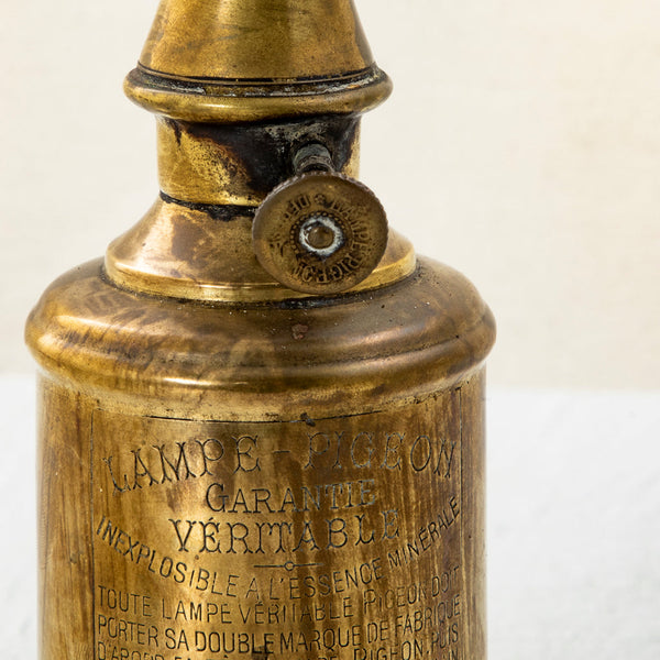 Brass Lampe Pigeon