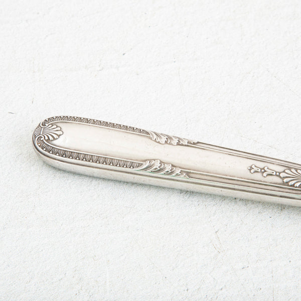 Silver and Gold Serving Spoon