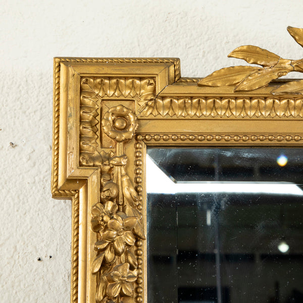 Louis XVI Gilt Wood Mirror