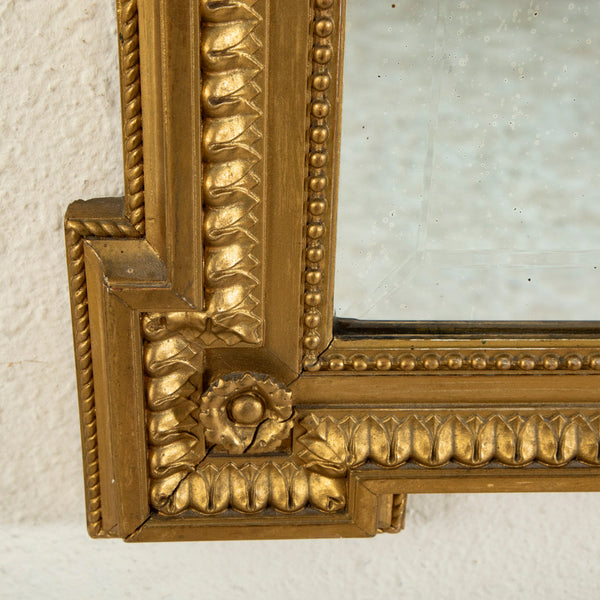 Louis XVI Gilt Wood Mirror