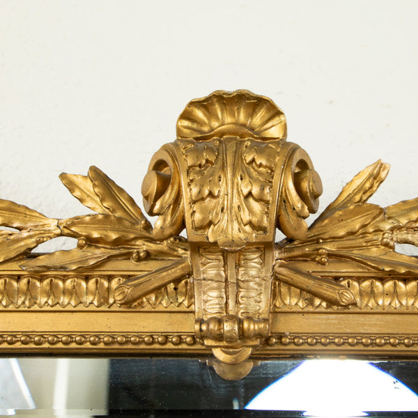 Louis XVI Gilt Wood Mirror