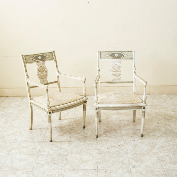 Pair of Directoire Armchairs