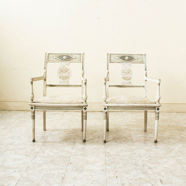 Pair of Directoire Armchairs
