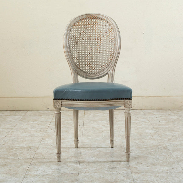 Eight Medallion Back Chairs