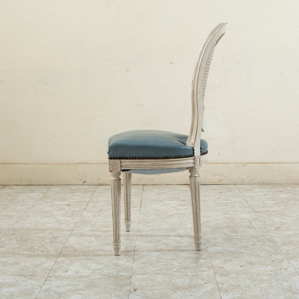 Eight Medallion Back Chairs