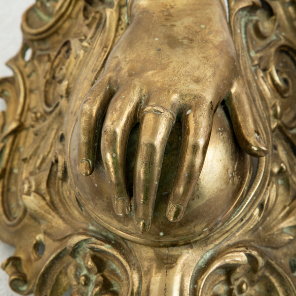 Pair of Bronze Billiard Pocket