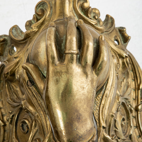 Pair of Bronze Billiard Pocket