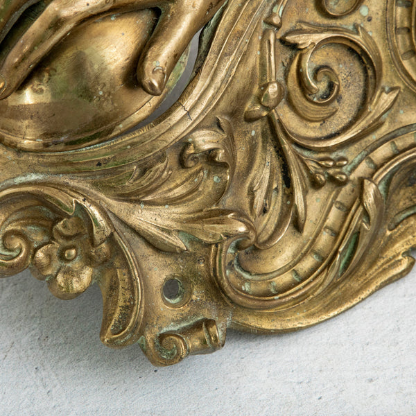 Pair of Bronze Billiard Pocket