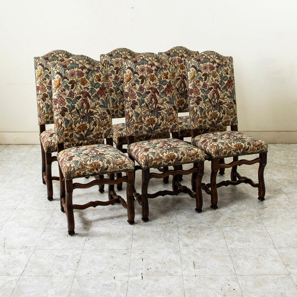 Set of Six Mutton Leg Chairs