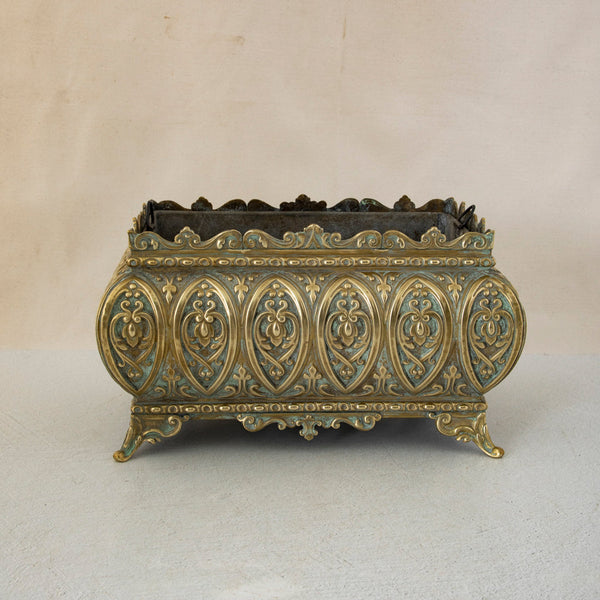 Bronze Repousse Cachepot