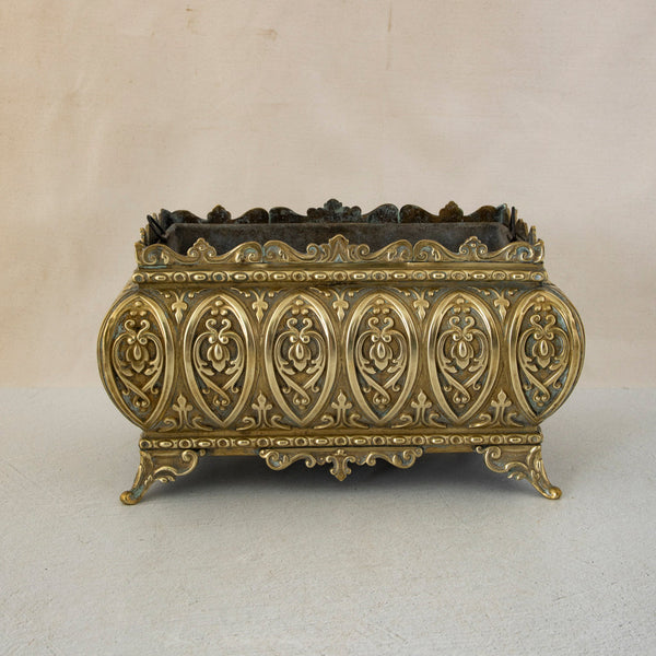 Bronze Repousse Cachepot