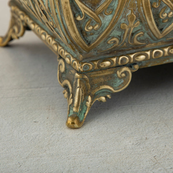 Bronze Repousse Cachepot