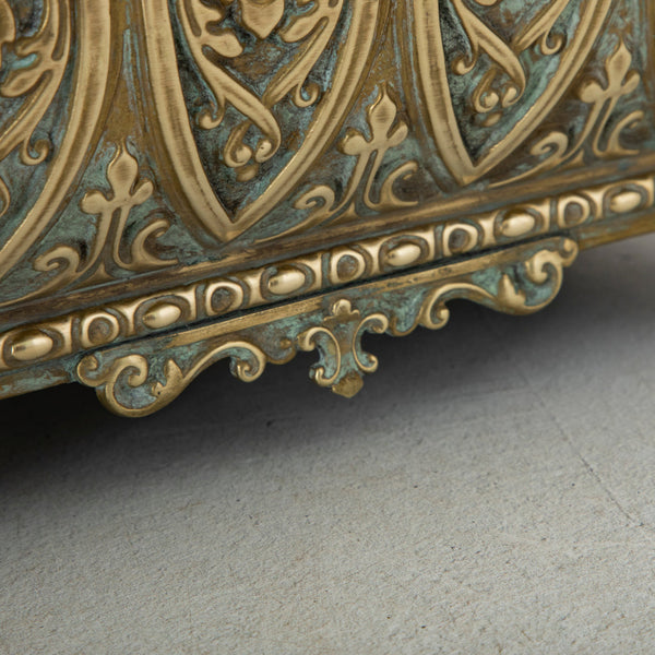 Bronze Repousse Cachepot