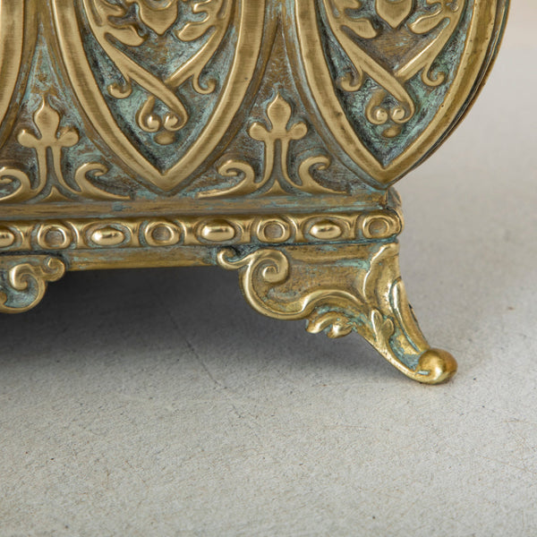 Bronze Repousse Cachepot