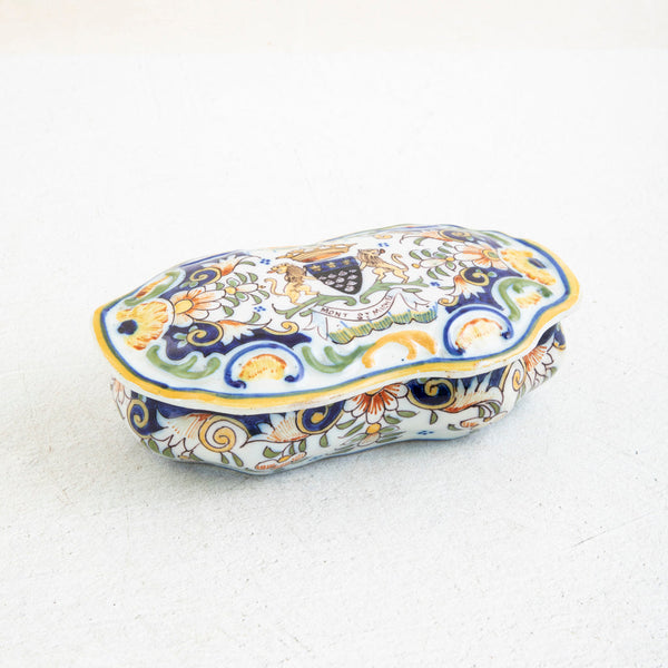 Faience Box with Lid