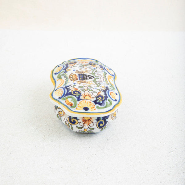 Faience Box with Lid