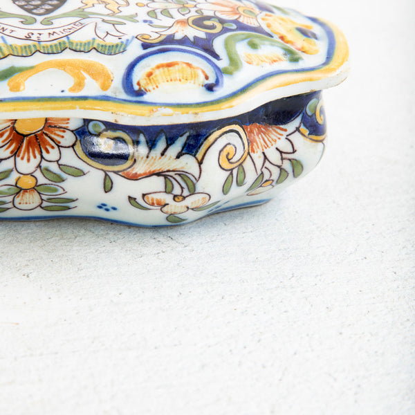 Faience Box with Lid