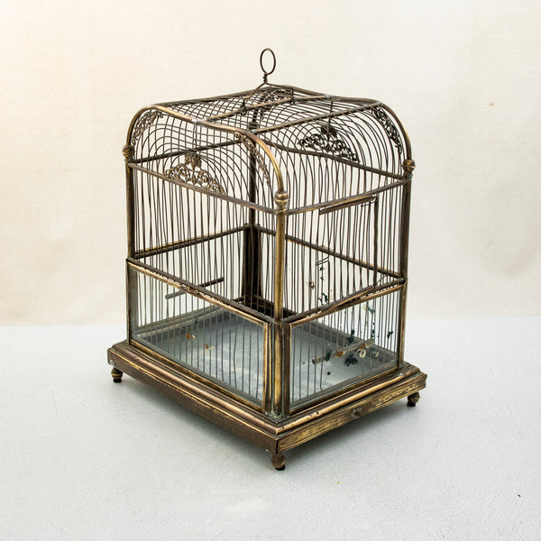 19th Century Brass Birdcage