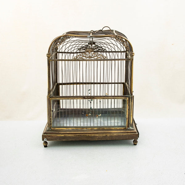 19th Century Brass Birdcage