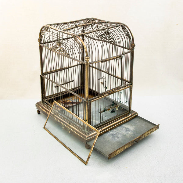 19th Century Brass Birdcage