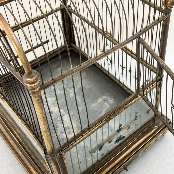19th Century Brass Birdcage