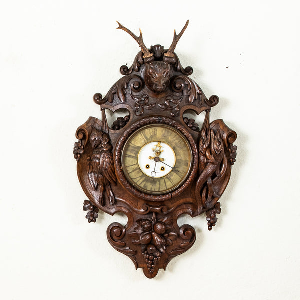 Black Forest Barometer and Clock