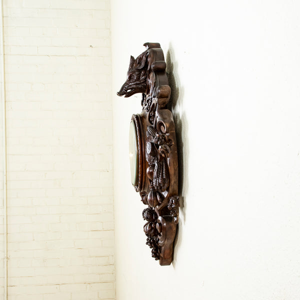 Black Forest Barometer and Clock