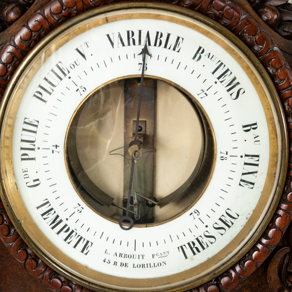 Black Forest Barometer and Clock