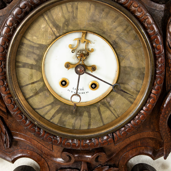 Black Forest Barometer and Clock