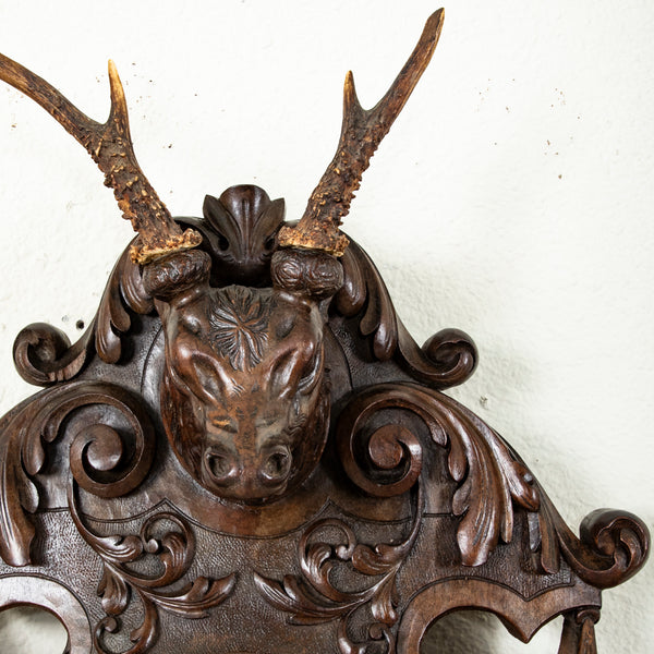 Black Forest Barometer and Clock