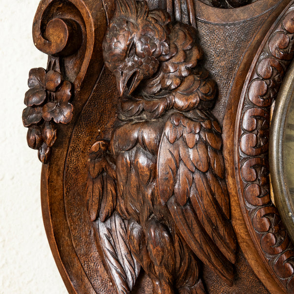 Black Forest Barometer and Clock
