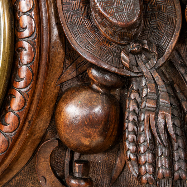 Black Forest Barometer and Clock