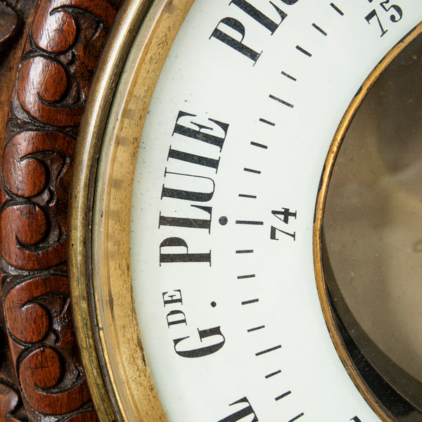 Black Forest Barometer and Clock