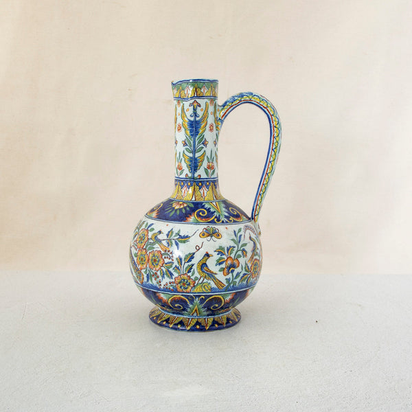 19th Century Faience Pitcher