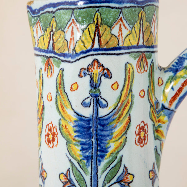 19th Century Faience Pitcher