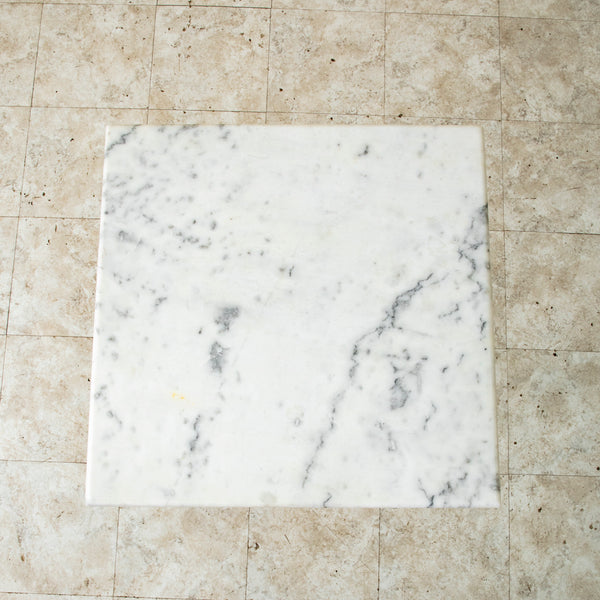 Iron and Marble Bistro Table