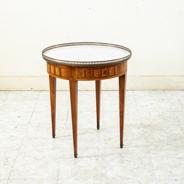 Marquetry Table Bouillotte